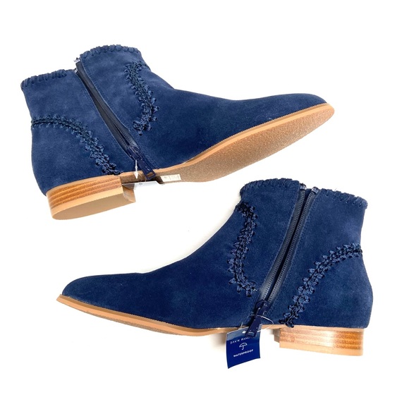 JACK ROGERS Blue Gemma Ankle Boots - Picture 10 of 14